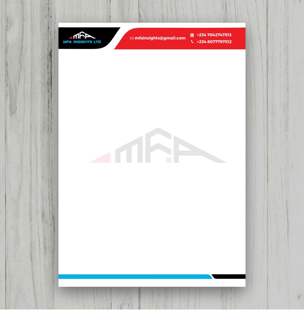 Minimalistic Letterhead Design by Joemetry