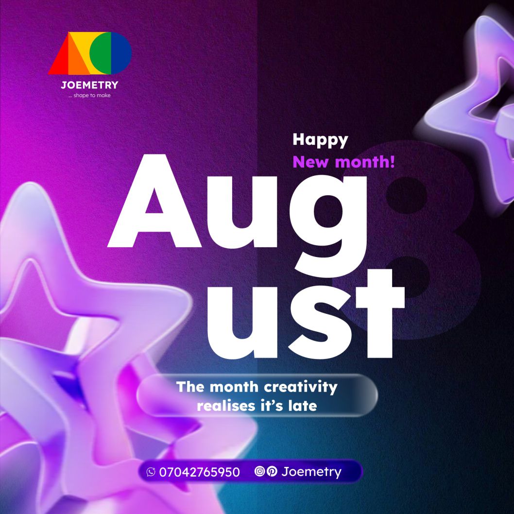 Monthly Design by Joemetry