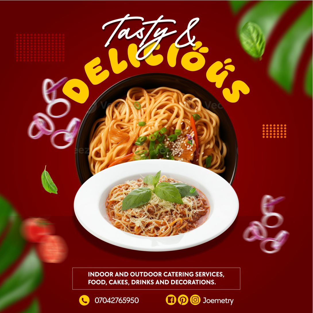 Food Advert design by Joemetry