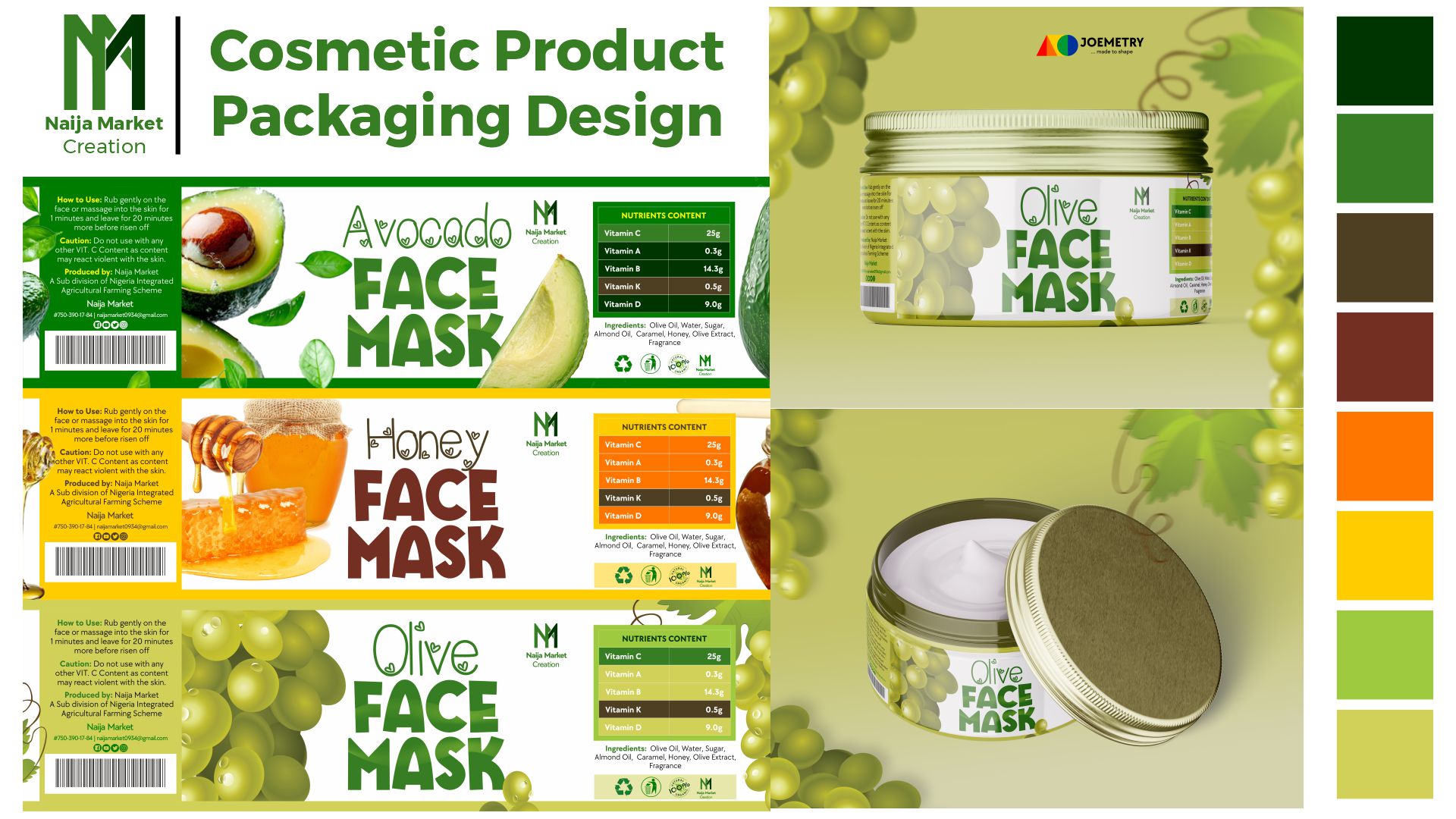 Naija Market product packaging design for agricultural products